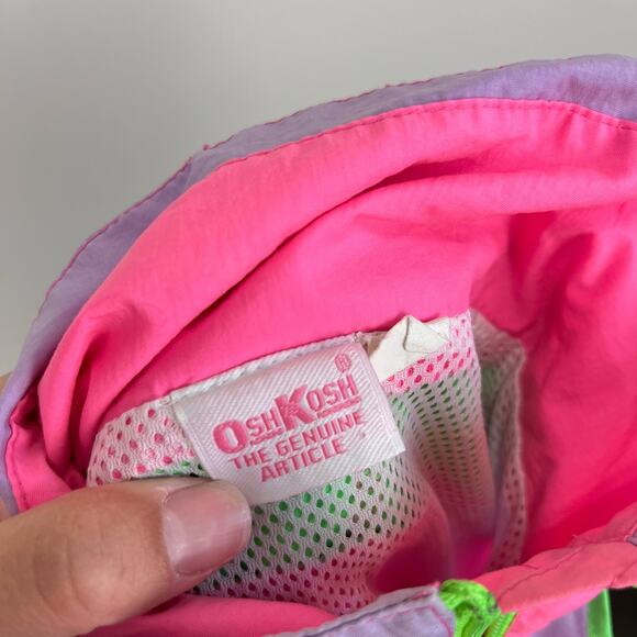 Vintage OshKosh B/gosh Girls Windbreaker Jacket 6 - Picture 7 of 15